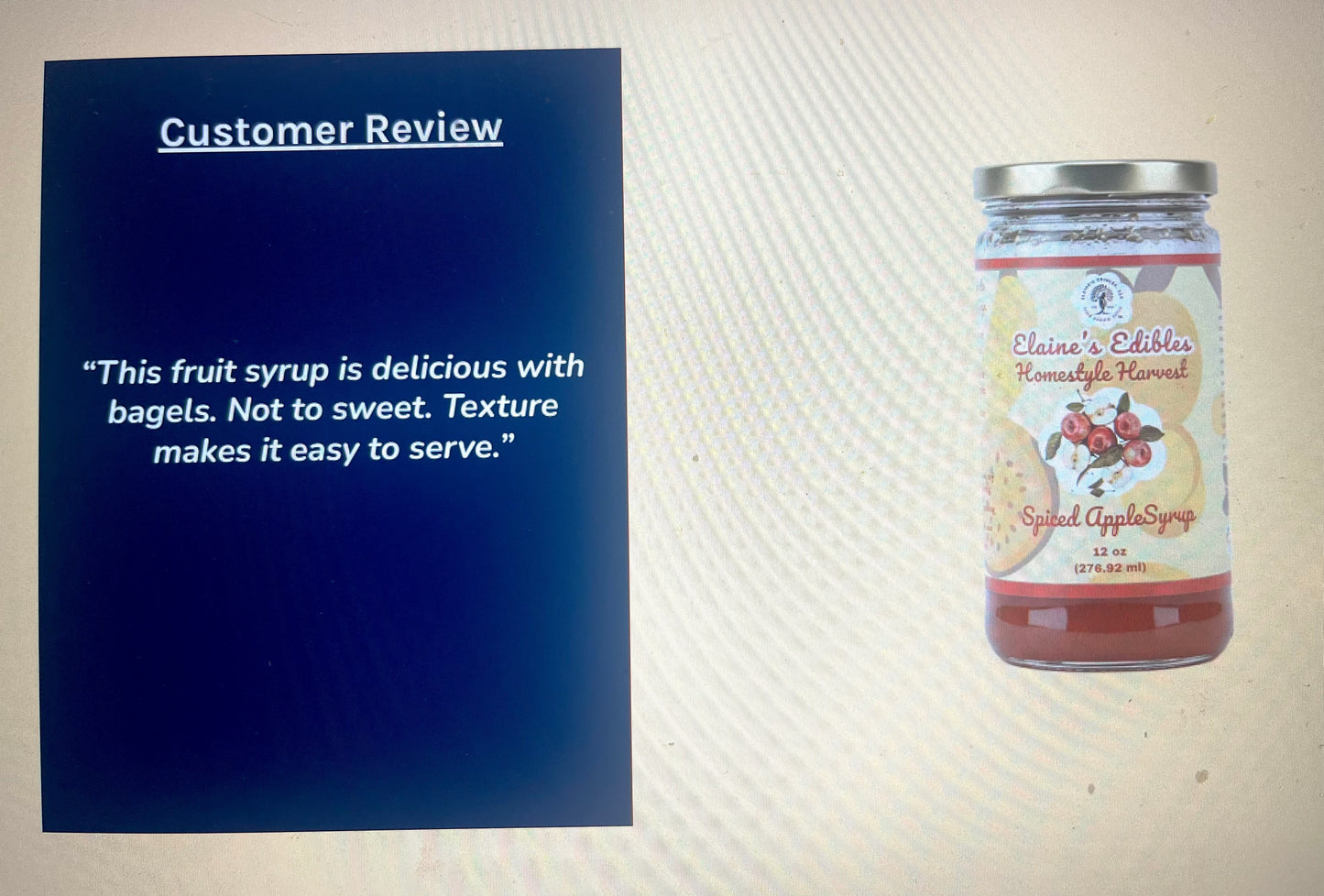 Spiced Apple Syrup – 78% Real Fruit for Pure Apple Flavor