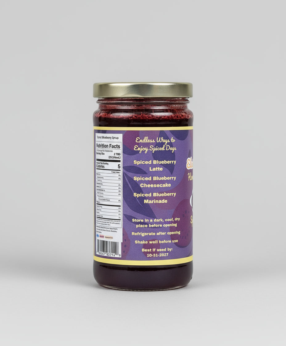 Spiced Blueberry Syrup