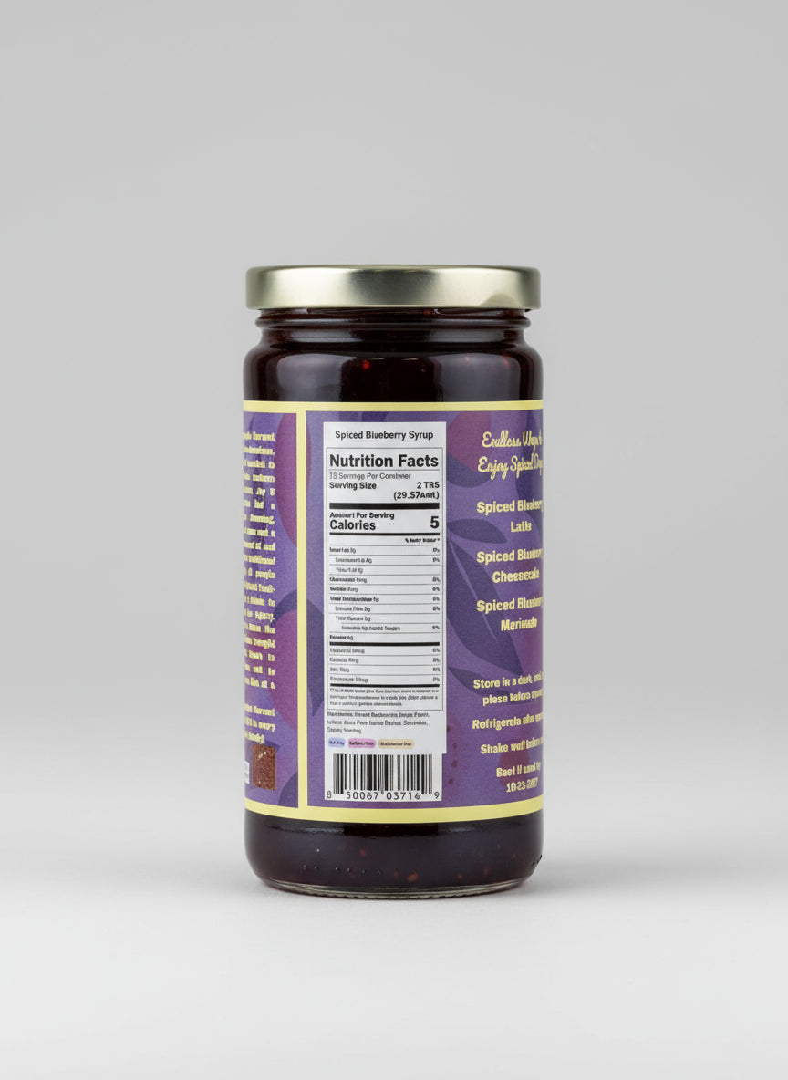 Spiced Blueberry Syrup