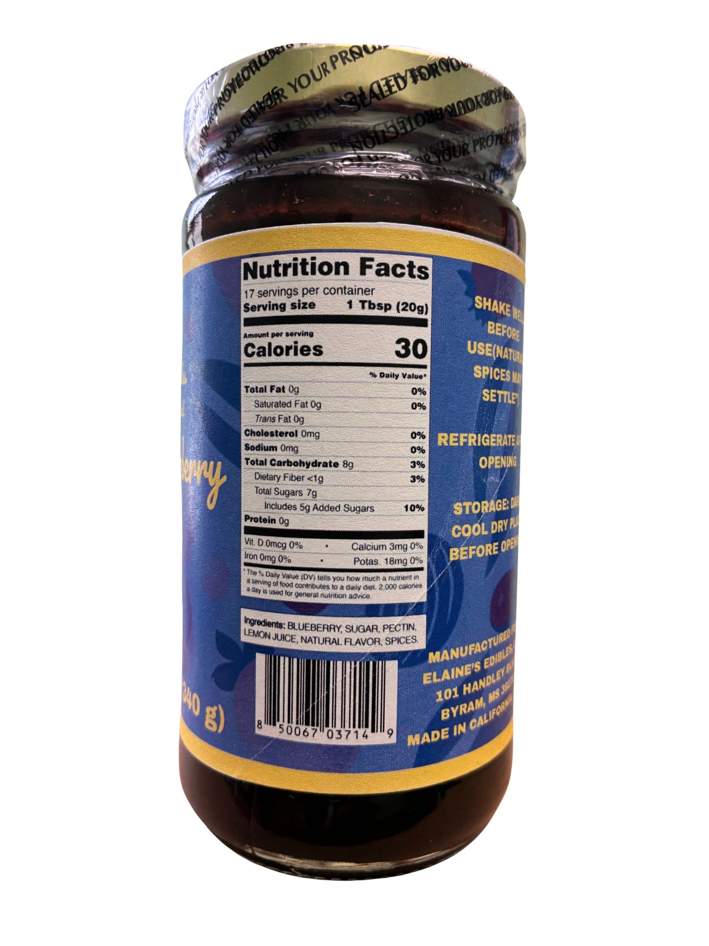 Spiced Blueberry Syrup