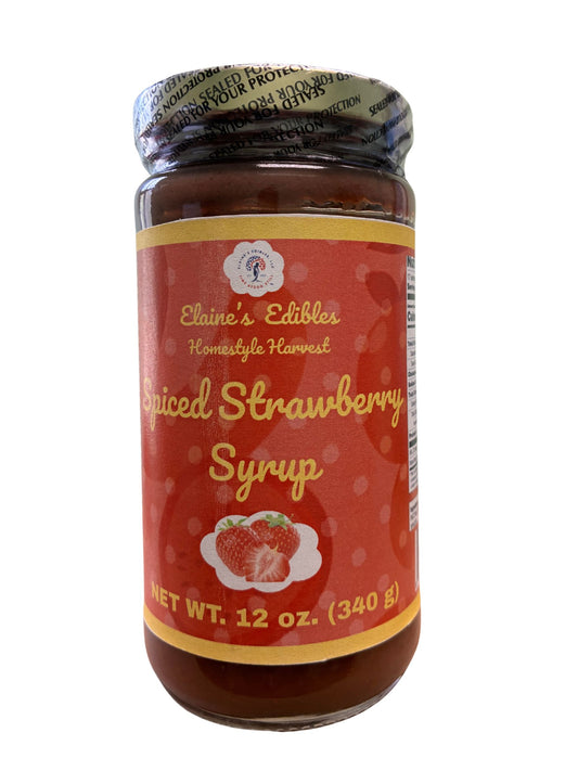Spiced Strawberry Syrup