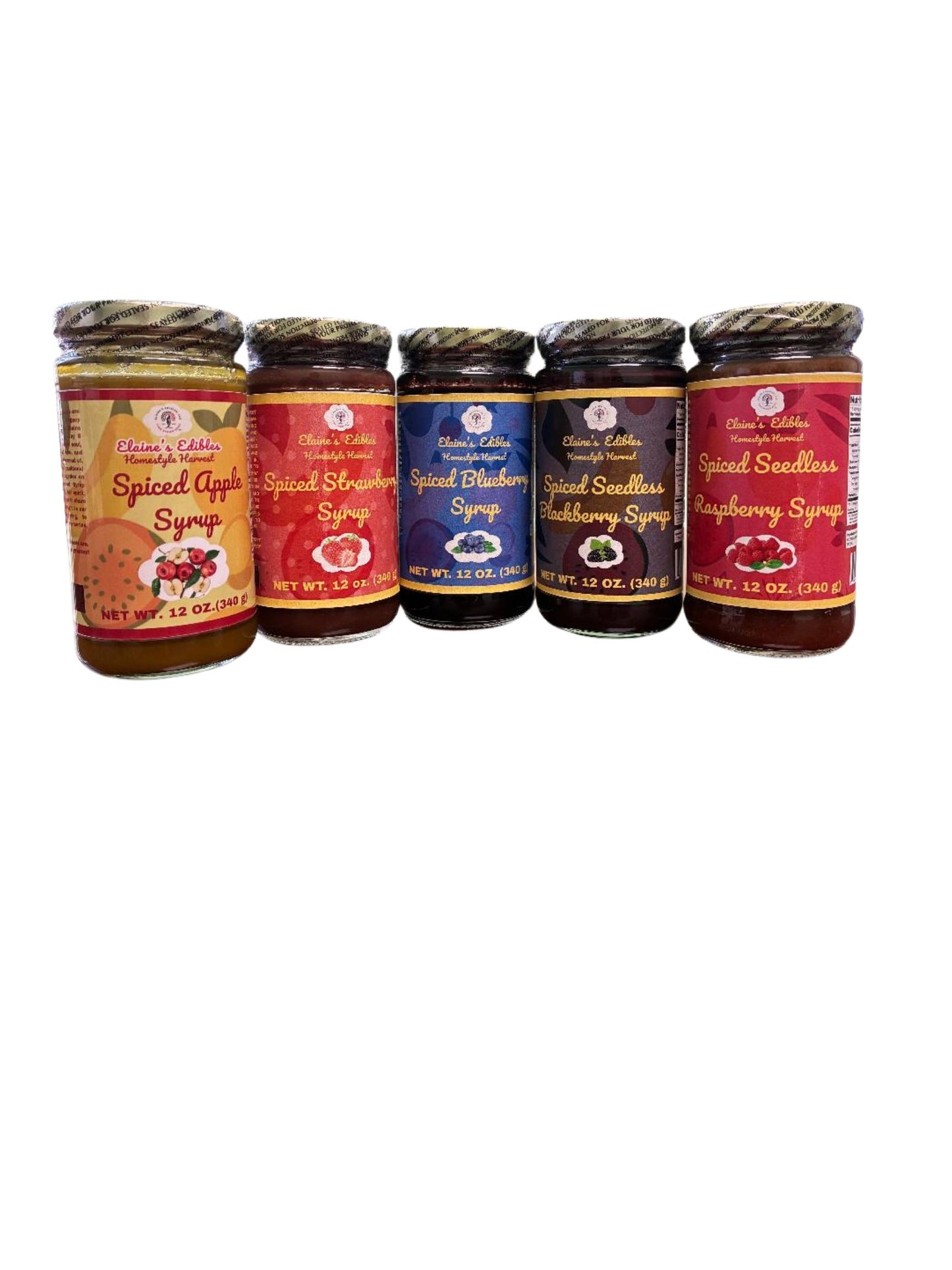 Spiced Seedless Raspberry Syrup