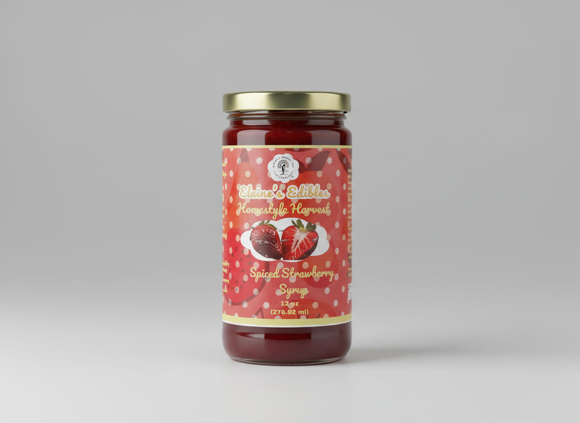 Spiced Strawberry Syrup