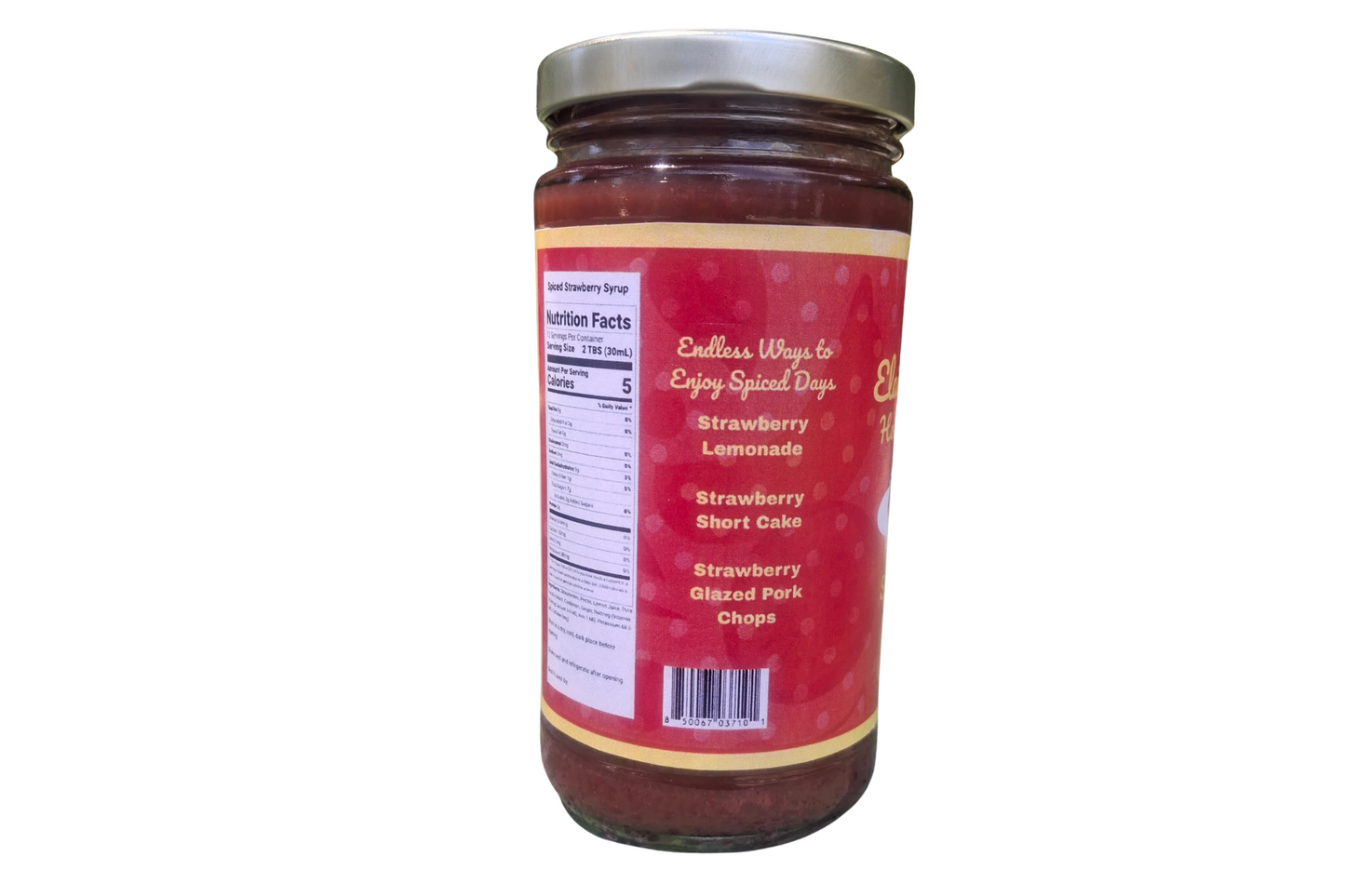 Spiced Strawberry Syrup