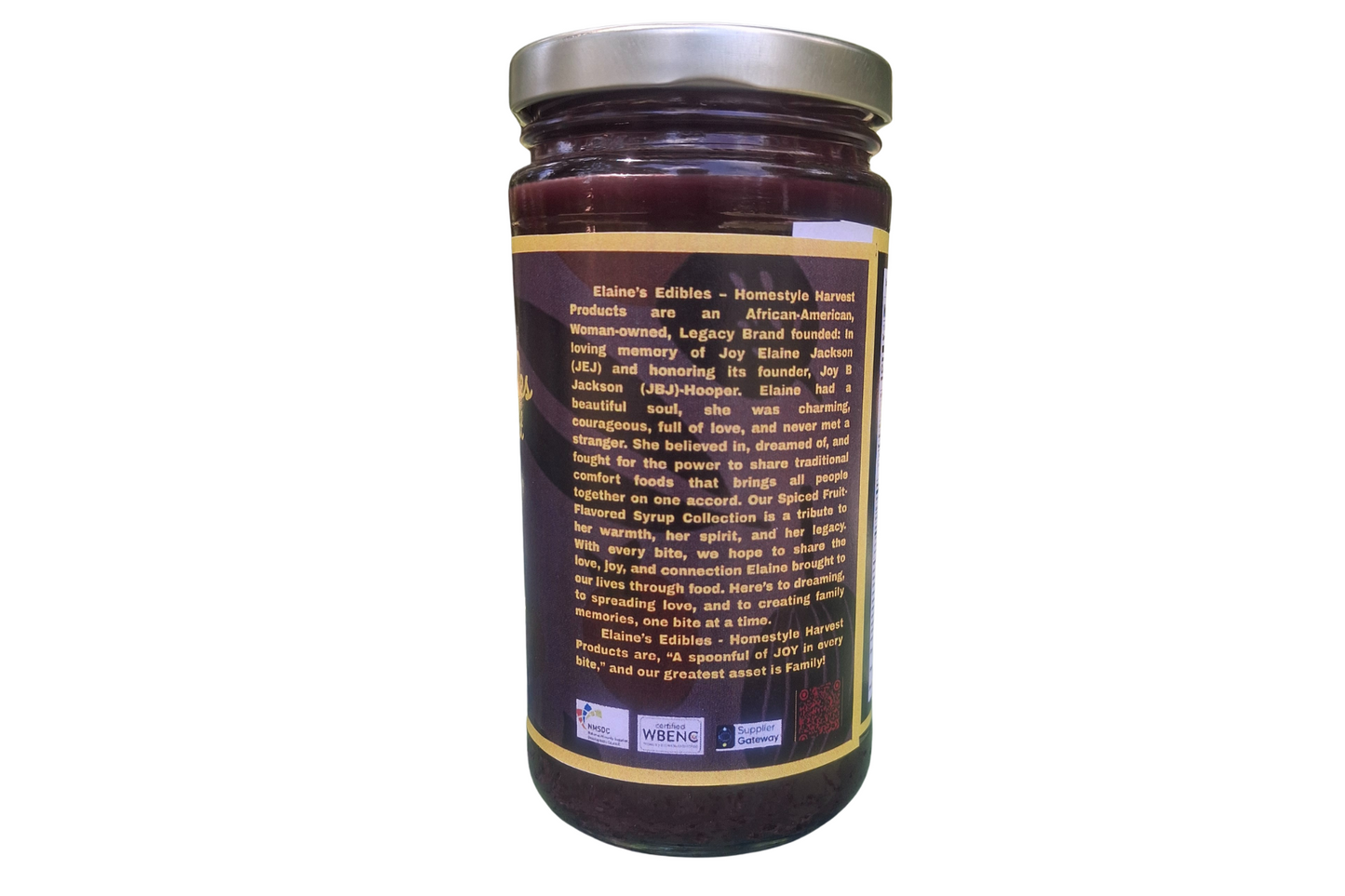 Spiced Seedless Blackberry Syrup