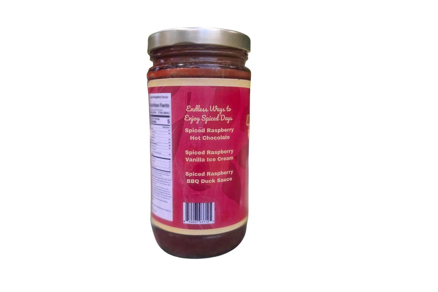 Spiced Seedless Raspberry Syrup