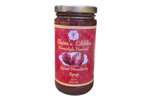 Spiced Strawberry Syrup