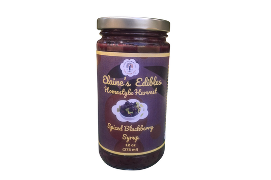 Spiced Seedless Blackberry Syrup