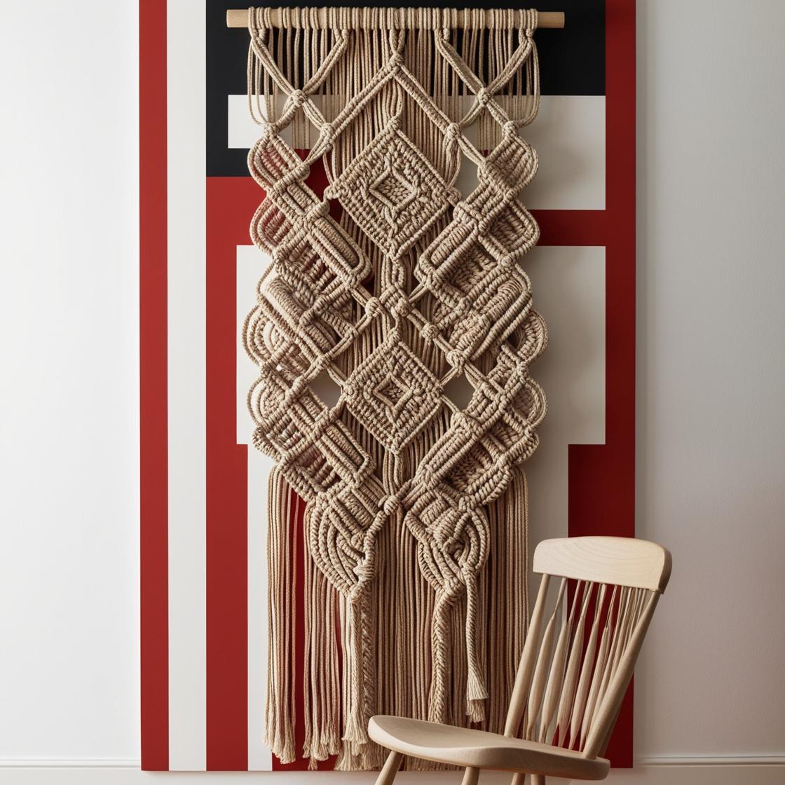 Macrame wall art