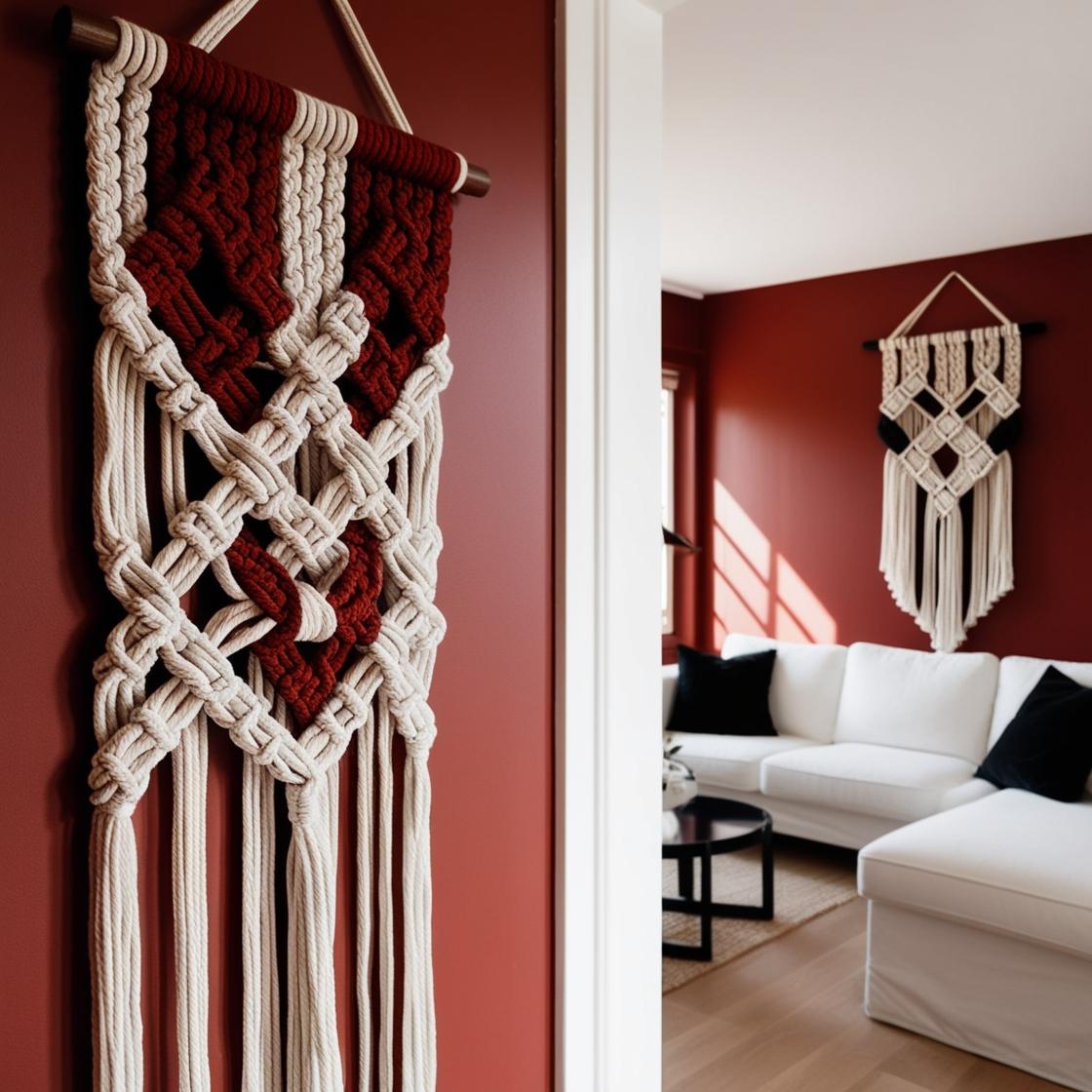 Macrame wall art