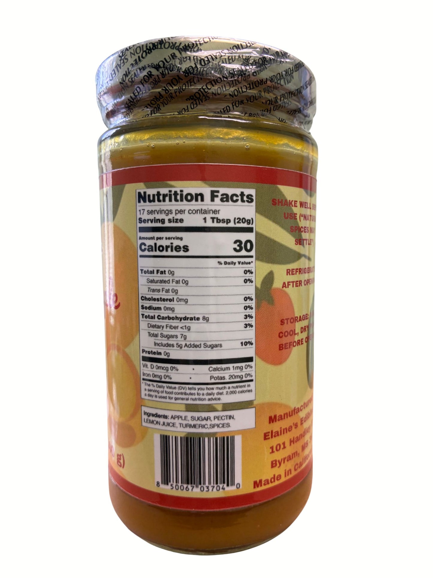 Spiced Apple Syrup – 78% Real Fruit for Pure Apple Flavor